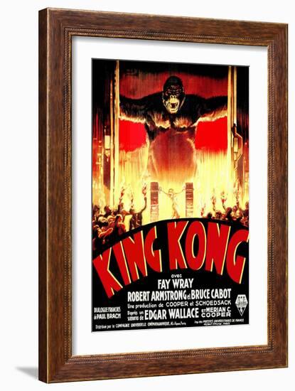 King Kong-null-Framed Art Print