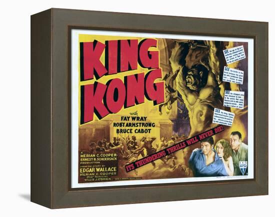 King Kong-null-Framed Stretched Canvas