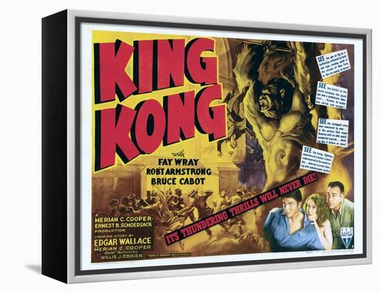 King Kong-null-Framed Stretched Canvas