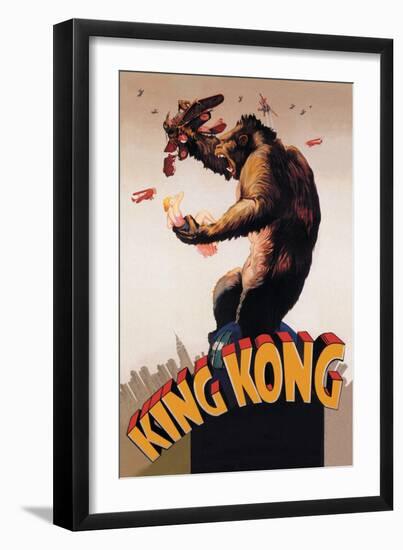 King Kong-null-Framed Art Print