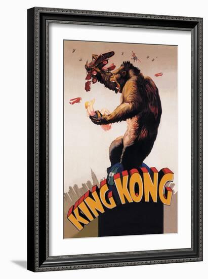 King Kong-null-Framed Art Print