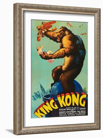 King Kong-null-Framed Art Print