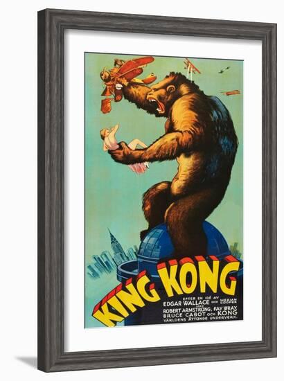 King Kong-null-Framed Art Print