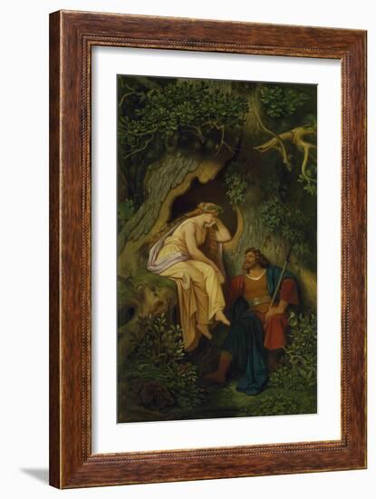 King Krokus and the Dryad. before 1860 (?)-Moritz Von Schwind-Framed Giclee Print