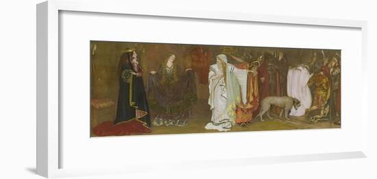 King Lear, Act I, Scene I, Cordelia's Farewell, 1898-Edwin Austin Abbey-Framed Giclee Print