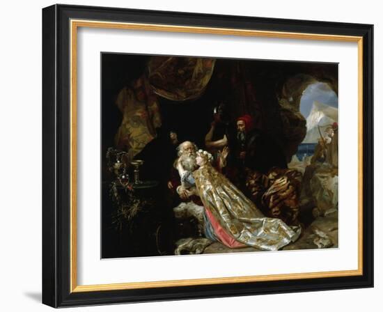 King Lear and Cordeliaby Edward Matthew Ward-null-Framed Giclee Print