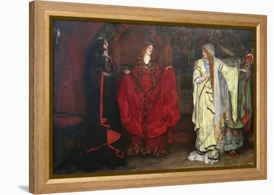 King Lear, Detail-Edwin Austin Abbey-Framed Stretched Canvas