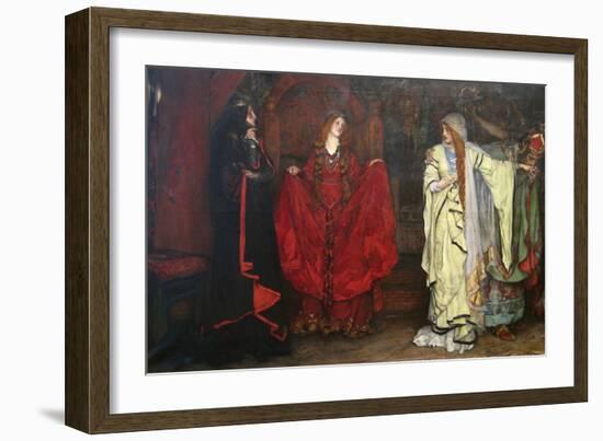 King Lear, Detail-Edwin Austin Abbey-Framed Art Print