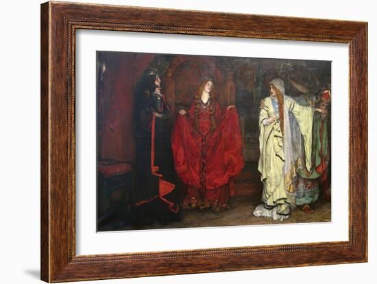 King Lear, Detail-Edwin Austin Abbey-Framed Art Print