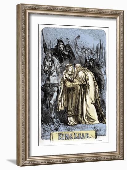 King Lear-John Gilbert-Framed Giclee Print