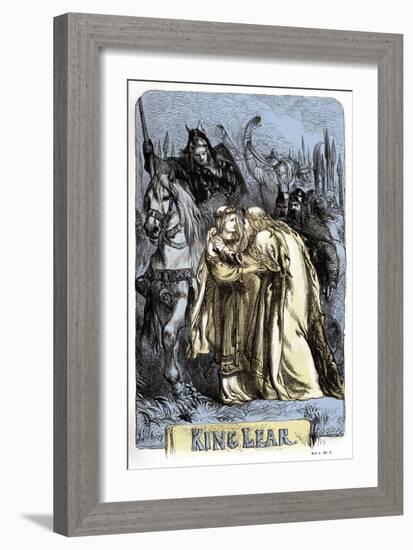 King Lear-John Gilbert-Framed Giclee Print