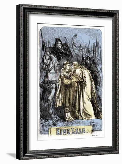 King Lear-John Gilbert-Framed Giclee Print