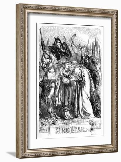 King Lear-John Gilbert-Framed Giclee Print