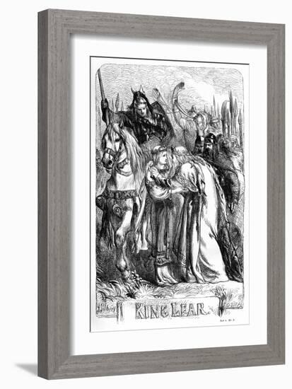 King Lear-John Gilbert-Framed Giclee Print