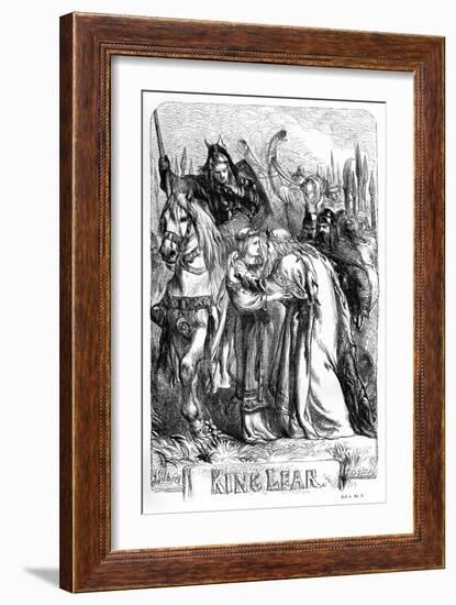 King Lear-John Gilbert-Framed Giclee Print