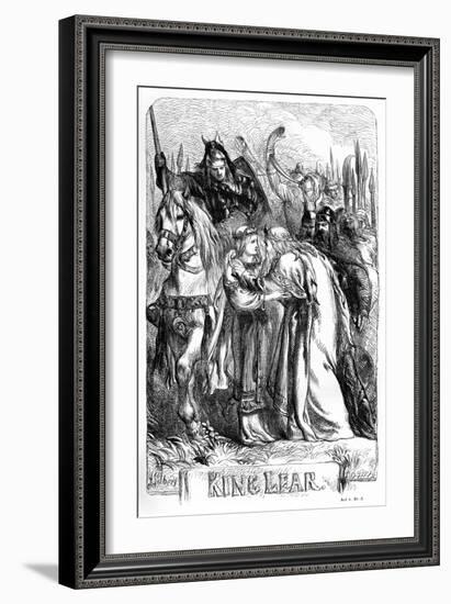 King Lear-John Gilbert-Framed Giclee Print