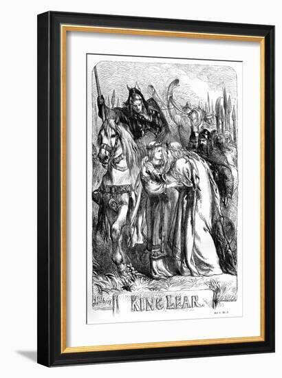 King Lear-John Gilbert-Framed Giclee Print