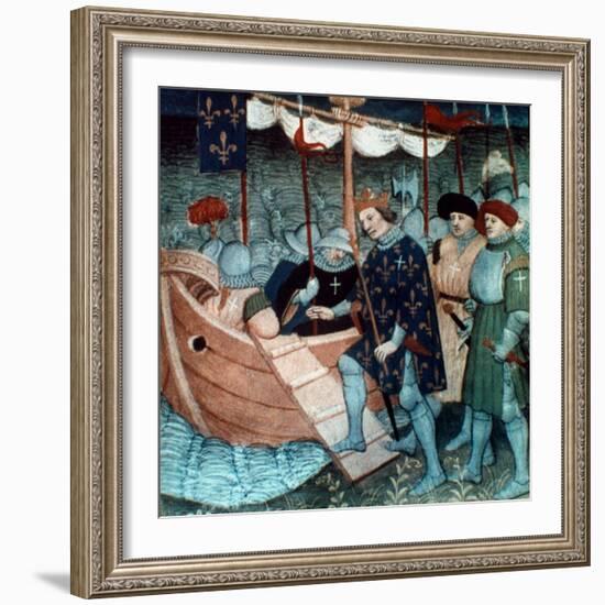 King Louis Ix Of France-null-Framed Giclee Print