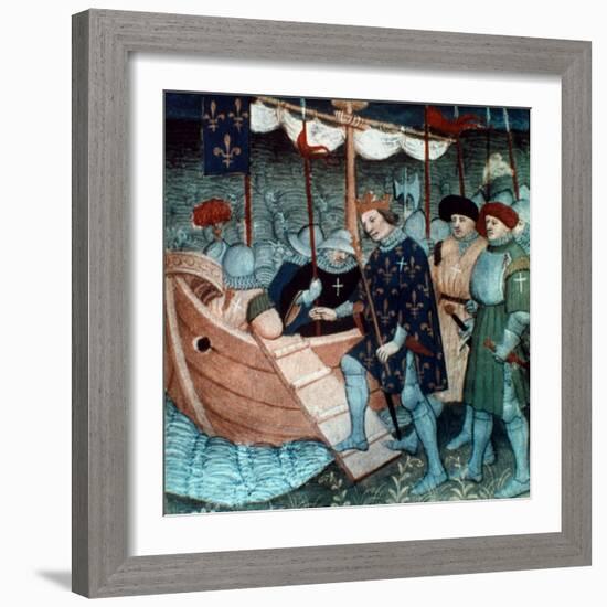 King Louis Ix Of France-null-Framed Giclee Print