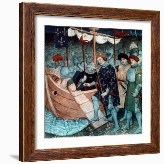 King Louis Ix Of France-null-Framed Giclee Print