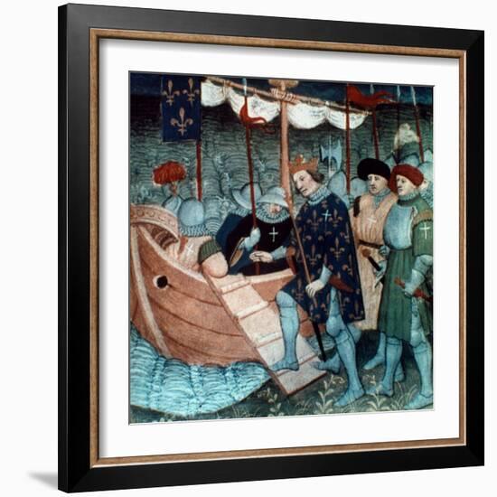 King Louis Ix Of France-null-Framed Giclee Print