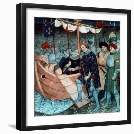 King Louis Ix Of France-null-Framed Giclee Print