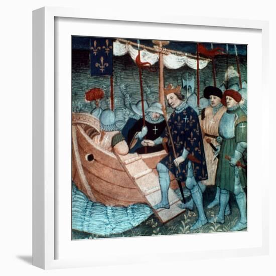 King Louis Ix Of France-null-Framed Giclee Print