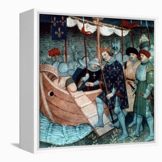 King Louis Ix Of France-null-Framed Premier Image Canvas