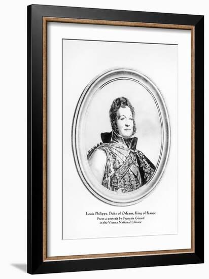 King Louis Philippe of France-Francois Pascal Simon Gerard-Framed Giclee Print