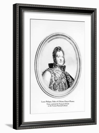 King Louis Philippe of France-Francois Pascal Simon Gerard-Framed Giclee Print