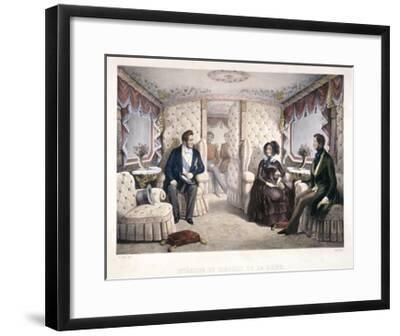 King Louis Philippe, Queen Victoria and Prince Albert in the Royal Carriage, 1846 Giclee Print ...