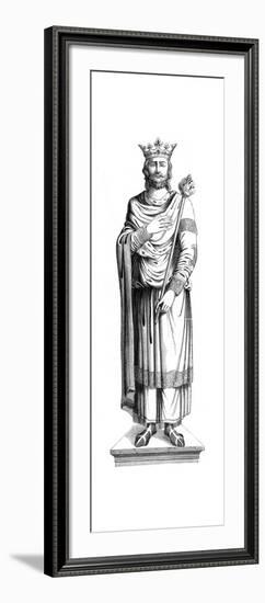 King Louis VII of France (1120-118), 16th Century-null-Framed Giclee Print