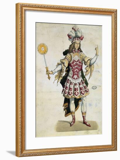King Louis XIV in Ball Dress, France, 1660-null-Framed Giclee Print