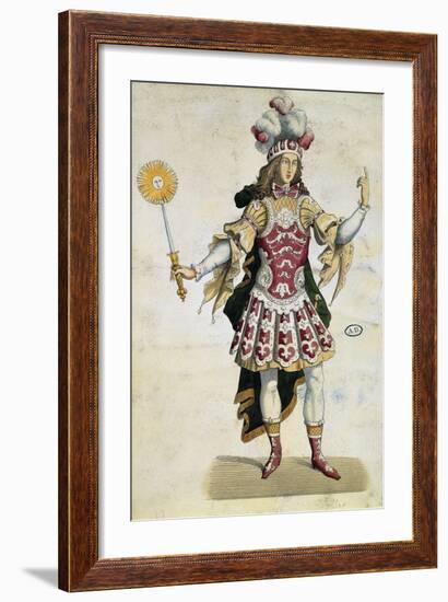 King Louis XIV in Ball Dress, France, 1660-null-Framed Giclee Print