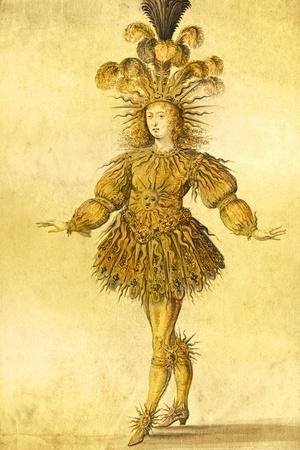 King Louis Xiv of France in the Costume of the Sun King in the Ballet 'La  Nuit', 1653' Giclee Print - French School | Art.com