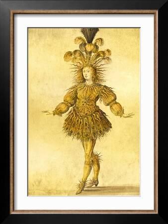 King Louis Xiv of France in the Costume of the Sun King in the Ballet 'La  Nuit', 1653' Giclee Print - French School