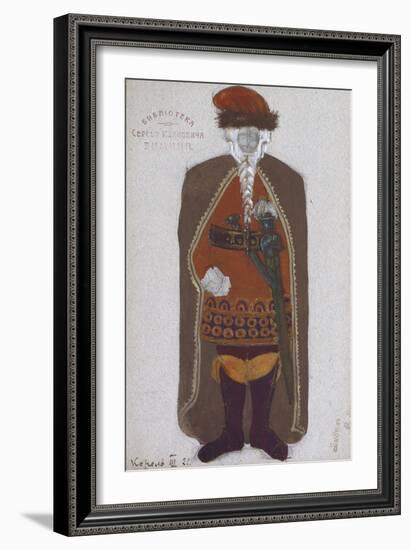 King Mark. Costume Design for the Opera Tristan Und Isolde by R. Wagner, 1912-Nicholas Roerich-Framed Giclee Print