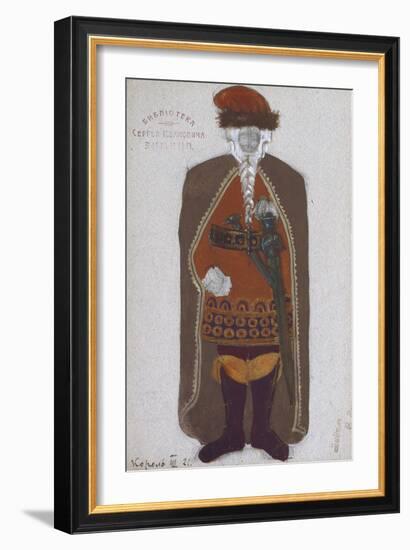 King Mark. Costume Design for the Opera Tristan Und Isolde by R. Wagner, 1912-Nicholas Roerich-Framed Giclee Print