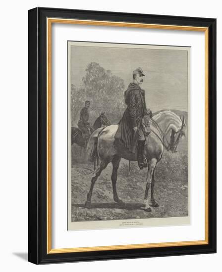 King Milan of Servia-Richard Caton Woodville II-Framed Giclee Print