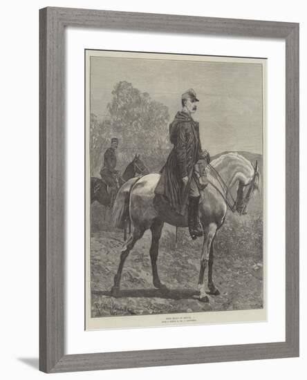 King Milan of Servia-Richard Caton Woodville II-Framed Giclee Print