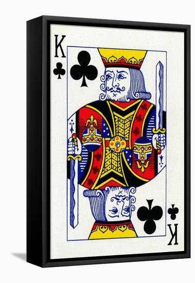 King of Clubs from a deck of Goodall & Son Ltd. playing cards, c1940-Unknown-Framed Premier Image Canvas