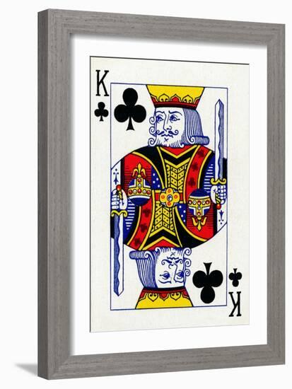 King of Clubs from a deck of Goodall & Son Ltd. playing cards, c1940-Unknown-Framed Giclee Print