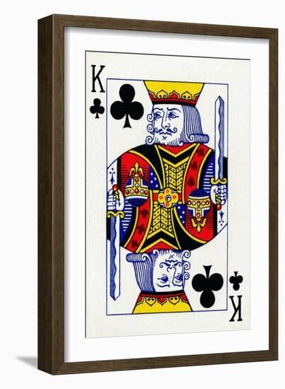 King of Clubs from a deck of Goodall & Son Ltd. playing cards, c1940-Unknown-Framed Giclee Print