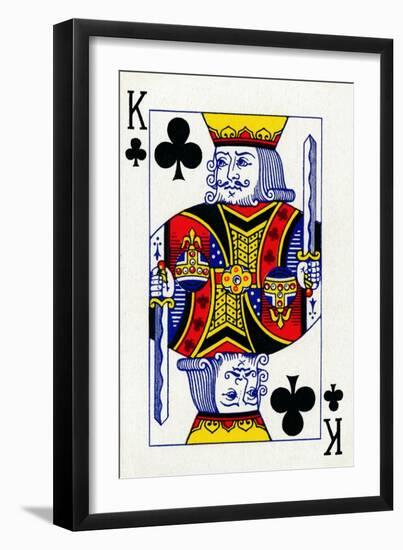 King of Clubs from a deck of Goodall & Son Ltd. playing cards, c1940-Unknown-Framed Giclee Print