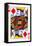 King of Diamonds from a deck of Goodall & Son Ltd. playing cards, c1940-Unknown-Framed Premier Image Canvas