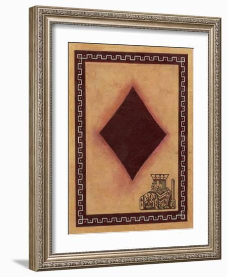 King of Diamonds-John Zaccheo-Framed Giclee Print