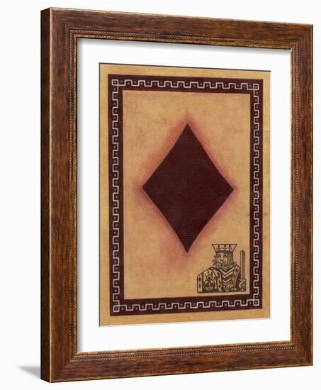 King of Diamonds-John Zaccheo-Framed Giclee Print