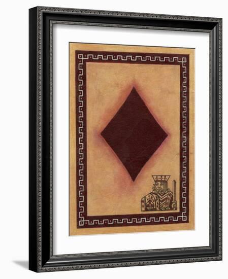 King of Diamonds-John Zaccheo-Framed Giclee Print