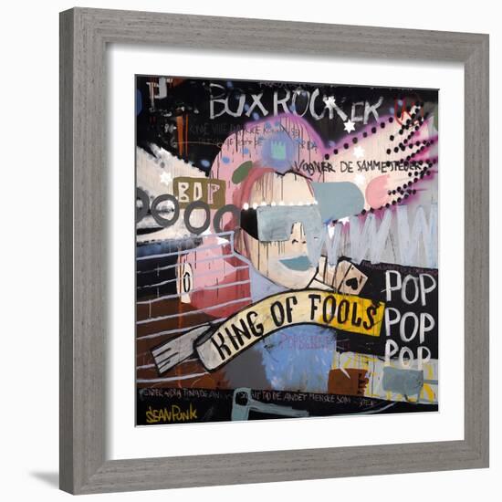 King of Fools-Sean Punk-Framed Art Print