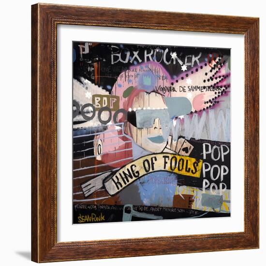 King of Fools-Sean Punk-Framed Art Print